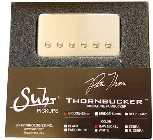 Suhr Pickup Thorn-Bucker Bridge Raw Nickel 53mm - station music