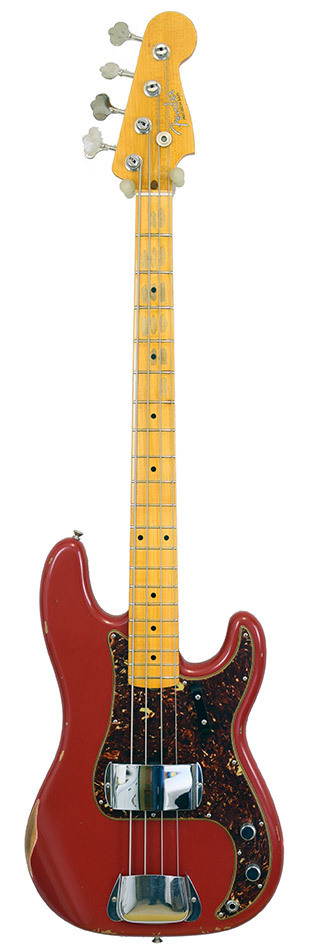 Fender Precision Bass 59 Relic Dakota Red MN