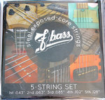 F Bass 5-String Set Stainless Steel 43/128