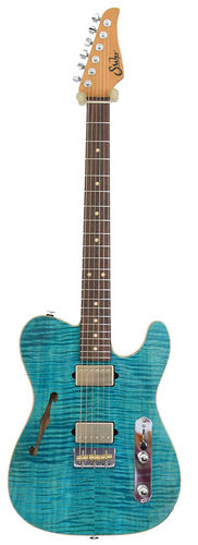 Suhr Limited Alt T Flamed Maple Bahama Blue