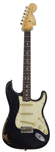 Fender Stratocaster 68 Landau Relic Black MB-JS