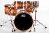DW Collector's Exotic Kit Rootbeer Curly Maple