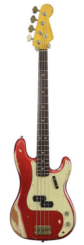 Nashguitars Bass PB-63 Candy Apple Red RW