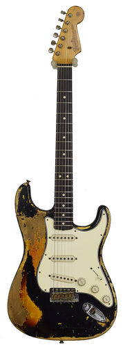 Fender Stratocaster 63 Ult-Relic BLK/3TS MB-KM