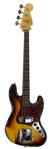 Fender Jazz Bass 61 Hv-Relic 3-Color Sunburst RW