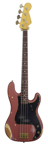 Nashguitars Bass PB-63 Burgundy Mist RW